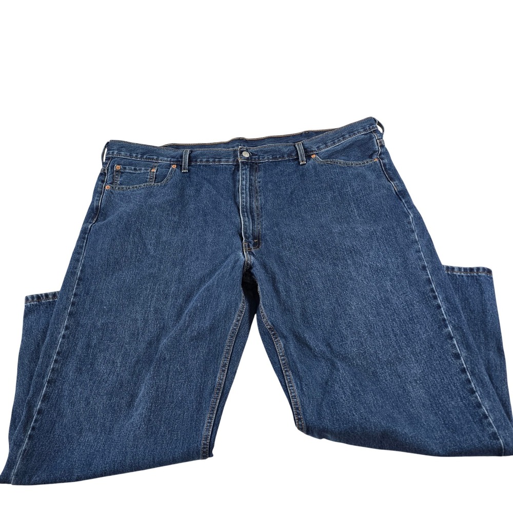 Levis 550 Relaxed Fit Tapered Leg Mens Jeans Blue Denim W50 L30 01550-4886